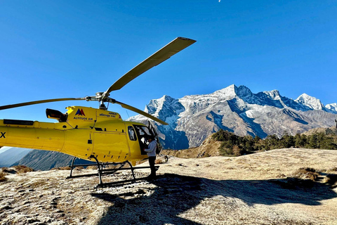 Everest Base Camp Helicopter Tour Zwischenstopp im Everest View Hotel