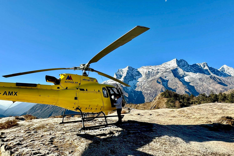 Everest Base Camp Helicopter Tour Zwischenstopp im Everest View Hotel