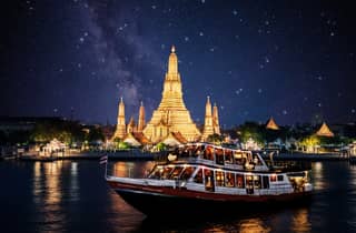 Bangkok: Dinner-Bootsfahrt auf der Horizon Yacht