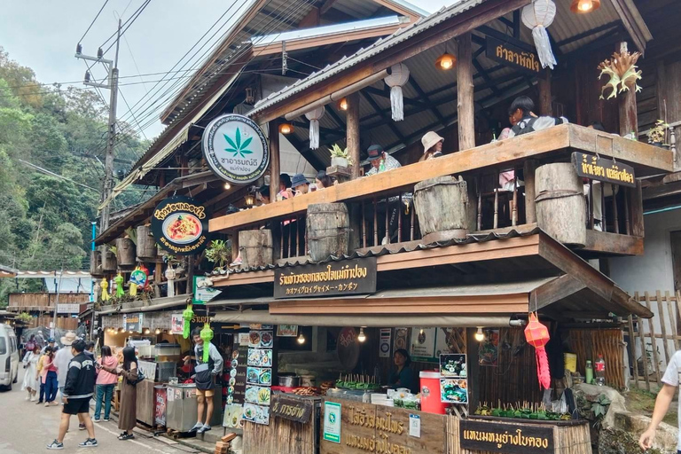 Mae Kampong Village, Hot Springs, Bo Sang Umbrellas Making