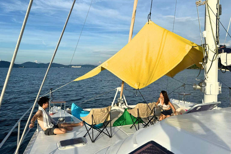 Kota Kinabalu: Catamaran Snorkel & Sailing Tour with Meal Catamaran Afternoon Session