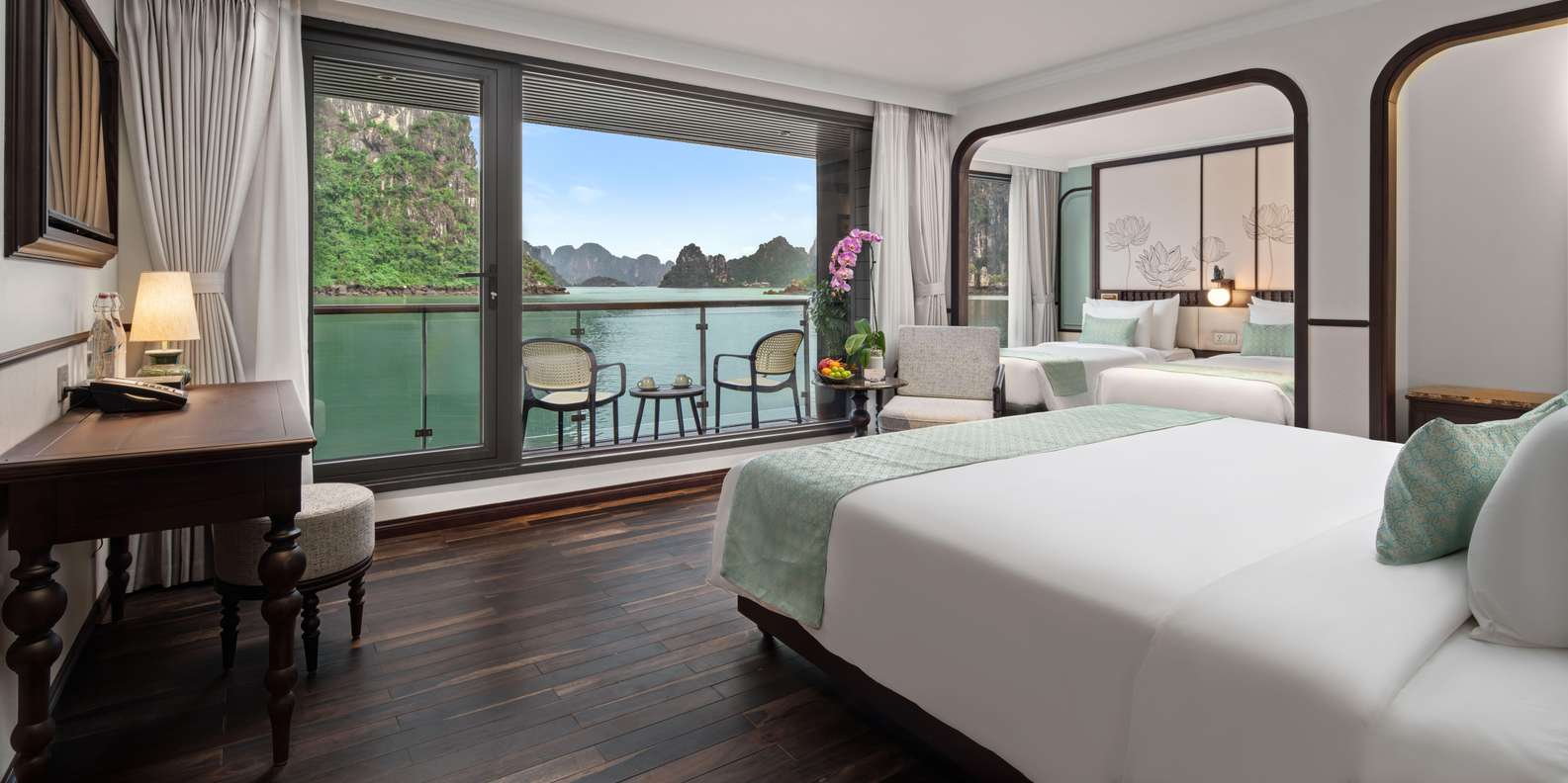 Hanoi: 2-Day Lan Ha &Halong Luxurious Cruise w/Balcony Cabin