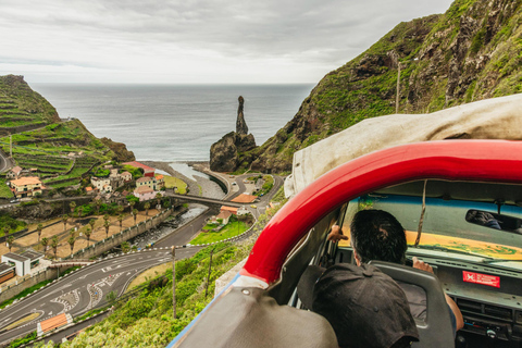 Funchal: Förtrollade terrasser, Porto do Moniz &amp; Fanal 4WD-turDelad tur