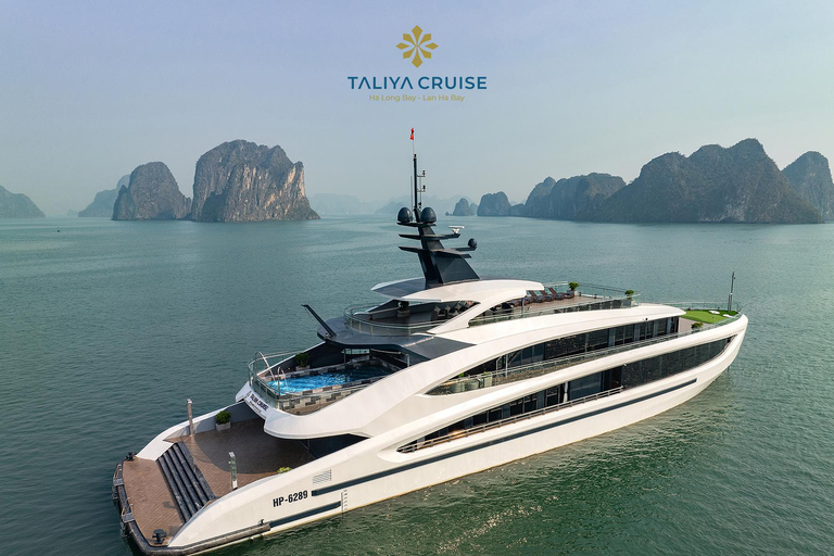 From Hanoi: Lan Ha Bay Premium Luxury Day Cruise Shared Cruise + Share Limousine bus transfer