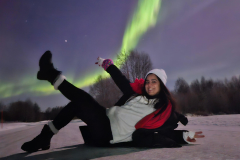 روفانييمي: مطاردة الشفق القطبي الشمالي مع خدمة التوصيل من الفندق