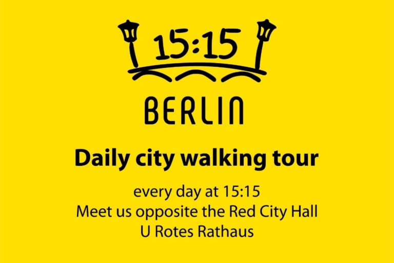 Berlín: Visita a la ciudad en 151515:15 en la visita a la ciudad de Berlín