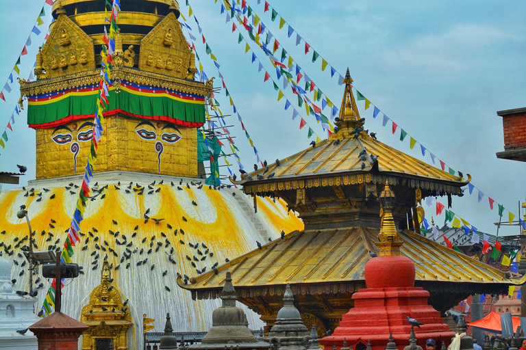 Stadsrondleiding per bus in Kathmandu (5 bezienswaardigheden)