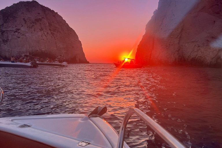 Zakynthos: Mizithres Sunset Cruise with Turtle Spotting