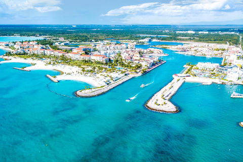 Juanillo VIP Beach Club and Hoyo Azul Catamaran Cruise