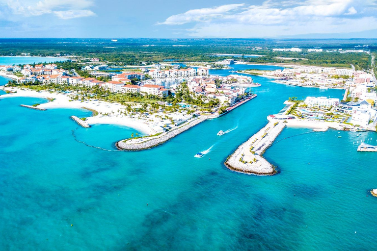 Juanillo VIP Beach Club and Hoyo Azul Catamaran Cruise