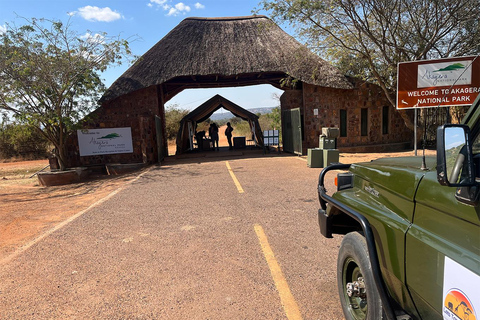 Depuis Kigali : 1 jour de safari dans l&#039;Akagera et tour en bateau. Tout compris