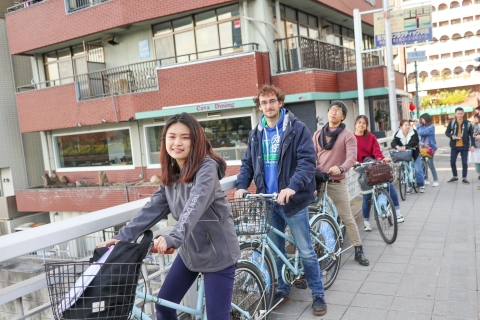 Osaka : 3 heures de visite à vélo des hauts lieux d'OsakaCircuit à vélo de 4 heures sur les hauts lieux d'Osaka