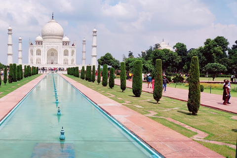 samma dag agra tur med bil från delhi