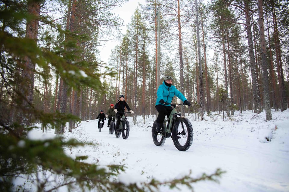 Lapland Husky Fat Bike Price Family Winter Activity Holiday In