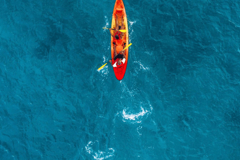 Muscat: Al Qurum Beach Sunset Kayaking Experience sunset kayak guided tour with snorkeling