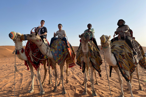 Riyadh:Red Sand Dunes camel ride&Quad&Sandboarding Adventure Private Tour with pick up and drop off from your location