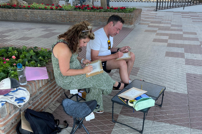Visite et dessin à Malaga
