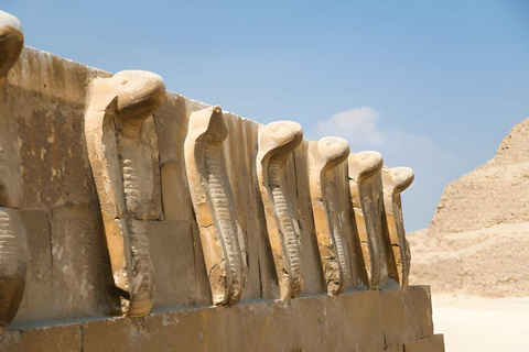 Cairo: Saqqara, Dahshur & Memphis Private Tour with Lunch