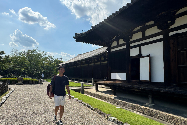 Nara: World Heritage Gangoji Temple &amp; Naramachi Old Town