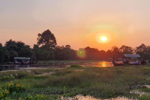 Angkor Bike tour & Gondola Sunset Boat w/ Drinks & Snack Angkor Bike tour & Gondola Sunset Boat w/ Drinks & Snack