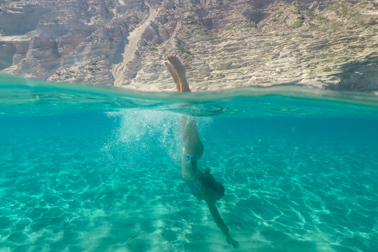 Adamas: Milos & Polyaigos Full-Day Sailboat Tour with Lunch Adamas: Milos and Polyaigos Full-Day Cruise with Lunch