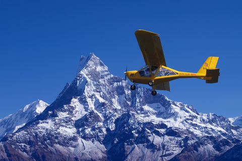 Depuis Pokhara : Vol ultra léger au-dessus de l'Himalaya