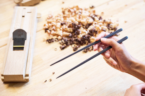 Kyoto: Arashiyama Chopstick Making Workshop Standard Chopstick Making