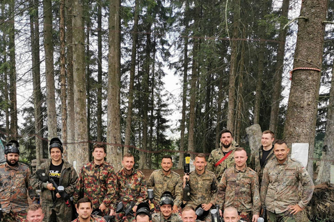 Zakopane: Paintball in the Tatra Mountains with Campfire