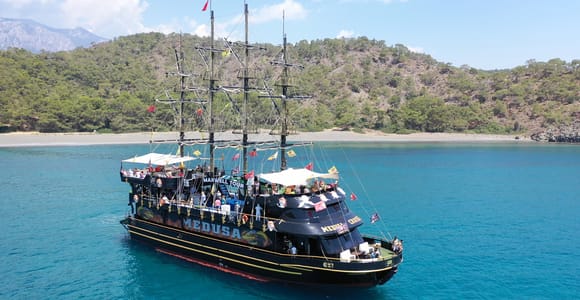 Kemer Pirate Boat Trip with Hotel Transfers Option