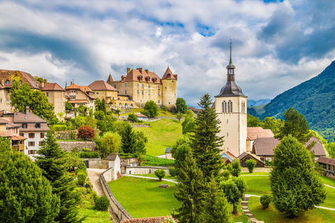 Wycieczka 1-dniowa prywatnym samochodem: Berno do Lozanny, Lavaux i Grueyeres