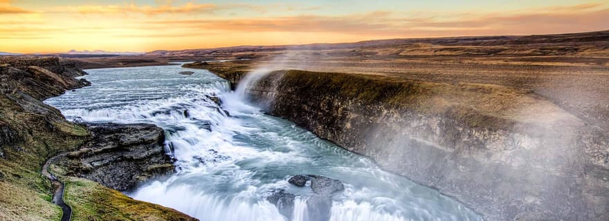 Le cercle d'or : Geysers, chutes et ferme de tomates avec déjeuner