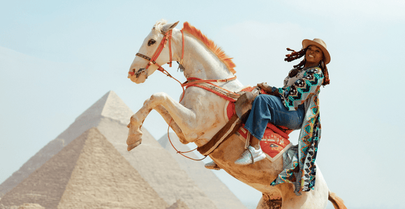 From Cairo: Camel or Horse Ride Tour Around Giza Pyramids
