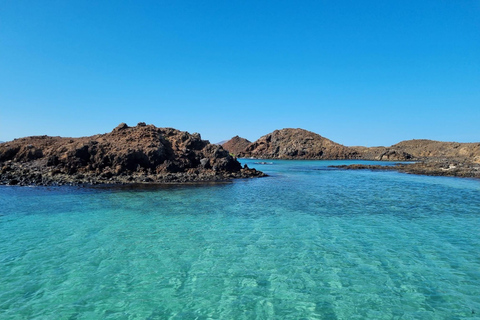 Fuerteventura: Lobos Eiland Boottocht met Begeleide Wandeling