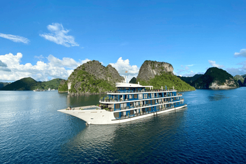 Hanoi: 2-dagars Halong-Lan Ha Bay BEST SELLER 5* kryssning balkong