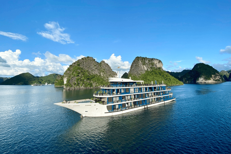 Hanoi : 2-Day Halong-Lan Ha Bay BEST SELLER 5* cruise balcony