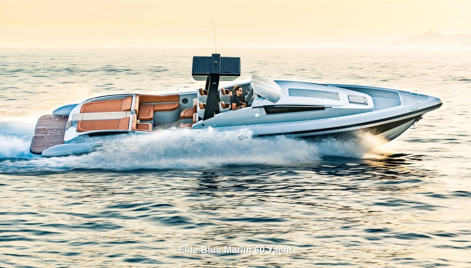 ブルー マーリン 60 フィート スピード ボート 2023 レンタル ドバイ 12 名様 GetYourGuide