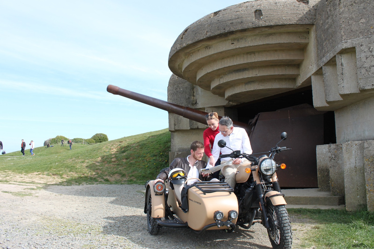 Bayeux : Normandie WWII visite privée d'une demi-journée en side-car