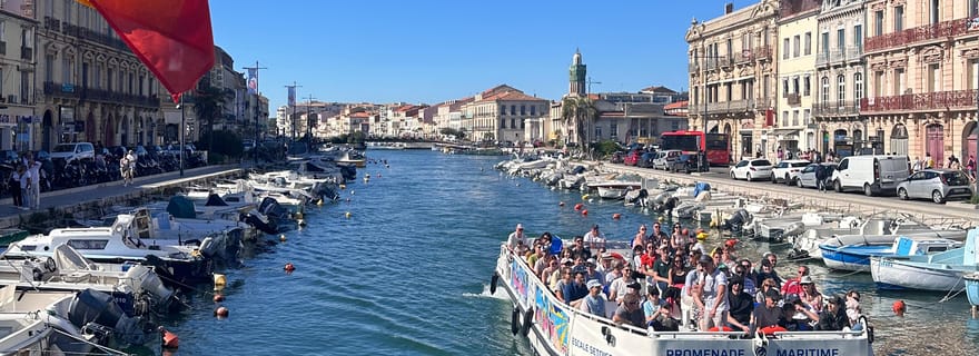 Sète : visite 3 en 1 de la ville par les canaux, la mer et l'étang