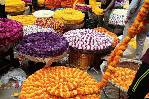 Bangalore : Promenade nocturne dans la rue et visite du marché