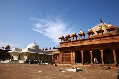 Agra : Visite privée avec Taj Mahal Agra Fort & Fatehpur SikriAgra : Visite privée du Taj Mahal au lever du soleil et Fatehpur Sikri