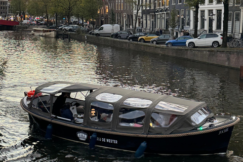 Vinterkryssning för mindre grupper i Amsterdam inklusive snacks/drycker