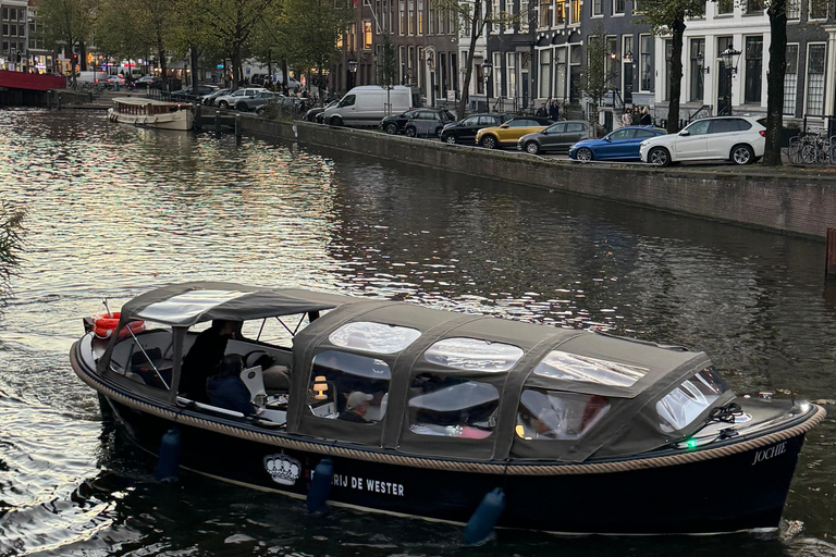 Vinterkryssning för mindre grupper i Amsterdam inklusive snacks/drycker