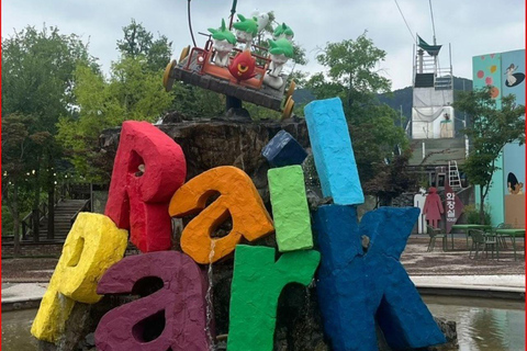 A partir de Seul: Begonia Bird Park, Rail Bike e Garden TourDongdaemun, 9h