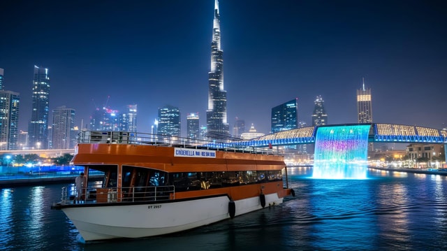 Dubai: Burj Khalifa Dinner Cruise with Live Shows