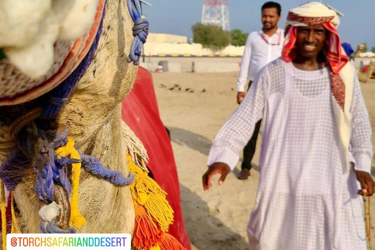 Doha - Ökensafari med Ökensafari med kamelridning, sandboarding och ...