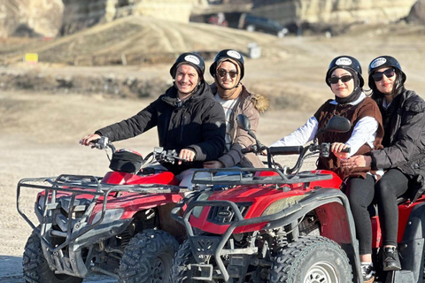 Excursion en quad au coucher du soleil en CappadoceVisite privée en quad au coucher du soleil, au lever du soleil et en journée