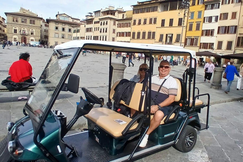 Tour della città di Firenze in golf cart e Piazzale Michelangelo
