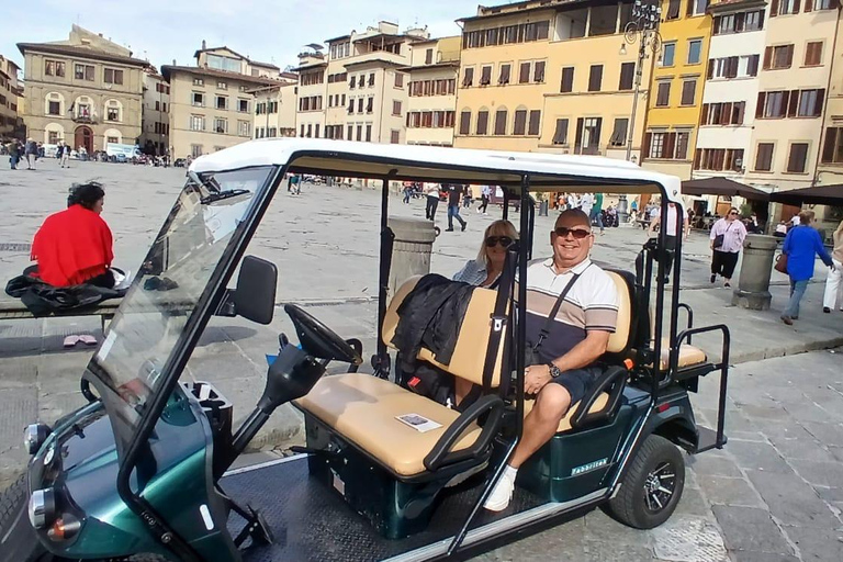 Tour della città di Firenze in golf cart e Piazzale Michelangelo
