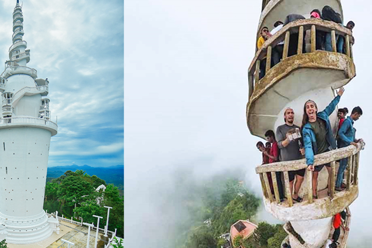 Von : Kandy nach Ambuluwawa Turm Tuk Tuk Tour