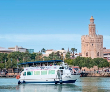 Seville: Guadalquivir Boat Tour with Optional Lunch/Dinner